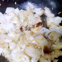 五味俱全的醋溜白菜做法图解6)