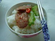 家常菜苦瓜炒腊肠