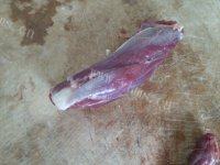 孜然羊肉炒豆芽做法图解1)