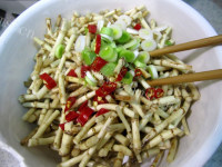 家常菜凉拌鱼腥草做法图解3)