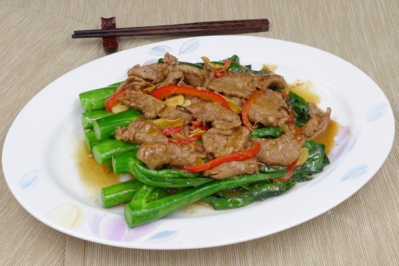 开胃的沙茶牛肉