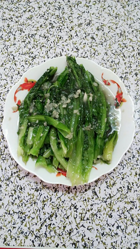 喷香的蒜蓉油麦菜