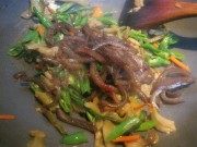 美味的榨菜肉皮