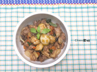 「一锅熟」鲜鲍焖鸡做法图解8)