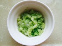 美味青菜鸭肝粥做法图解8)