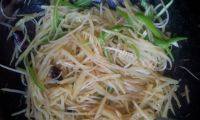 家常菜酸辣土豆丝做法图解6)