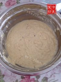 自制香蕉蛋糕做法图解12)