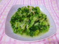家常菜清炒西兰花