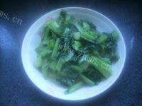 家常菜清炒油菜心