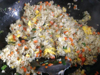 飘香榄菜蛋炒饭做法图解11)