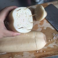 自制桂花糖藕做法图解5)