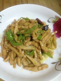 好吃 的小炒杏鲍菇鸡柳做法图解13)