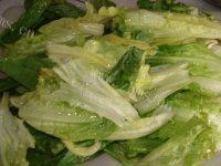 秀色可餐的蒜香油麦菜做法图解3)