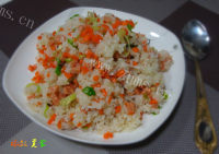 美味的胡萝卜炒饭
