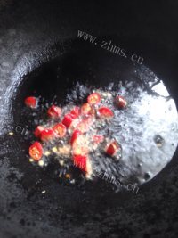 家常辣椒油菜做法图解5)