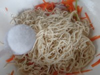 美味的素炒面做法图解9)