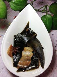家常五花肉炖海带