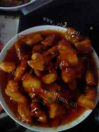 美味的番茄酱烧肉做法图解6)