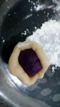 自己做的紫薯馅饼做法图解4)