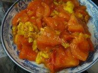营养的鸡蛋炒西红柿