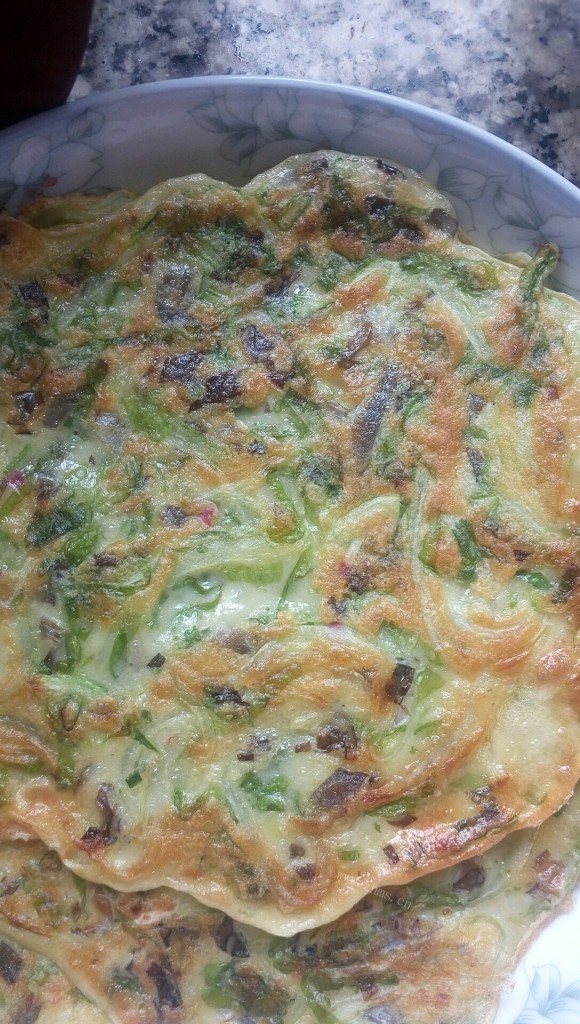 芳香四溢的蔬菜饼