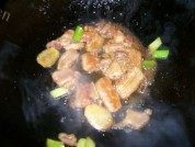 家常菜莴苣肉片做法图解5)
