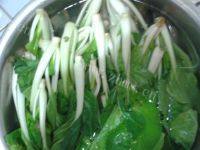 家常菜虾皮小白菜做法图解2)