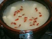 美味的淡菜萝卜豆腐汤做法图解8)