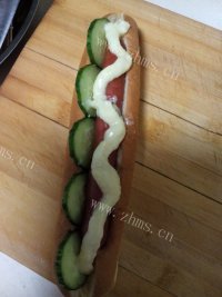 美味营养的热狗