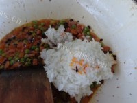 美味的老干妈炒饭做法图解5)
