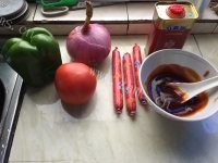 好吃的什锦火腿肠意面做法图解2)