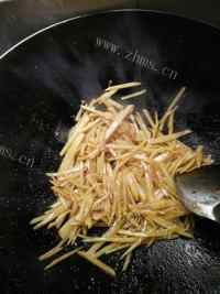 简单版土豆丝炒肉做法图解5)