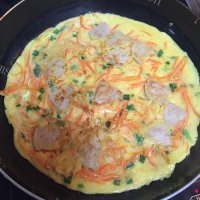 回味无穷的红萝卜鸡蛋饼