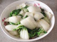 家常菜清炒黄心菜
