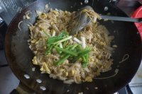 美味的蛋炒河粉
