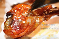 美味的奥尔良烤鸡腿