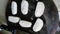 美味的香煎馒头片做法图解4)