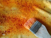 美味的香烤豆皮卷做法图解3)