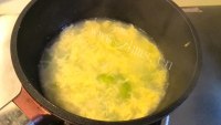 美味的苦瓜蛋花汤做法图解9)