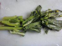 家常菜清炒菜心做法图解3)