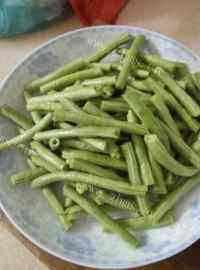 特色美食茄子豆角做法图解2)
