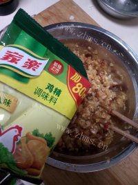 自制白菜猪肉馅饼做法图解6)