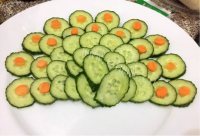 家常菜凉拌黄瓜片做法图解4)