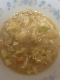 美味的海鲜疙瘩汤做法图解6)