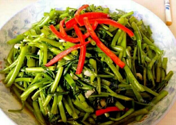 好吃的蒜泥空心菜