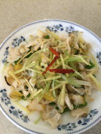 葱油螺片做法图解5)