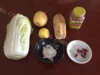 营养水晶白菜雪梨羹做法图解1)