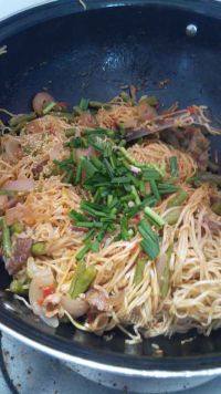美味的豆角肉丝焖面做法图解8)