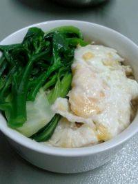 营养丰富青菜鸡蛋面