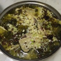 美味的酸菜鱼做法图解14)